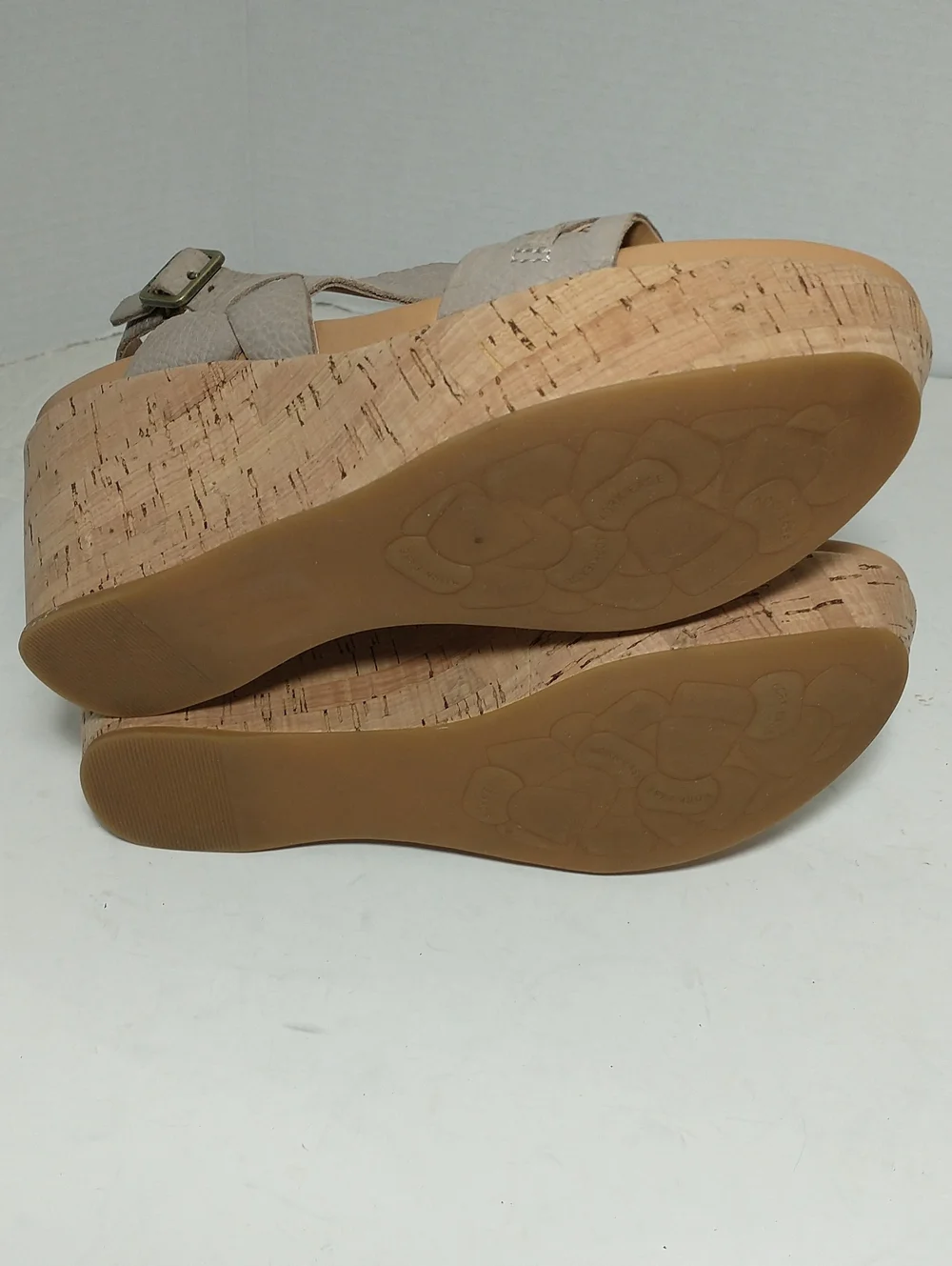 Kork-Ease Cork Espadrille Austin Braid, Stone Color, Size 9, Cottage Core, Boho